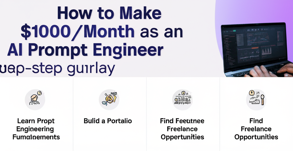 Pinterest image for How to Make $1000/Month as an AI Prompt Engineer